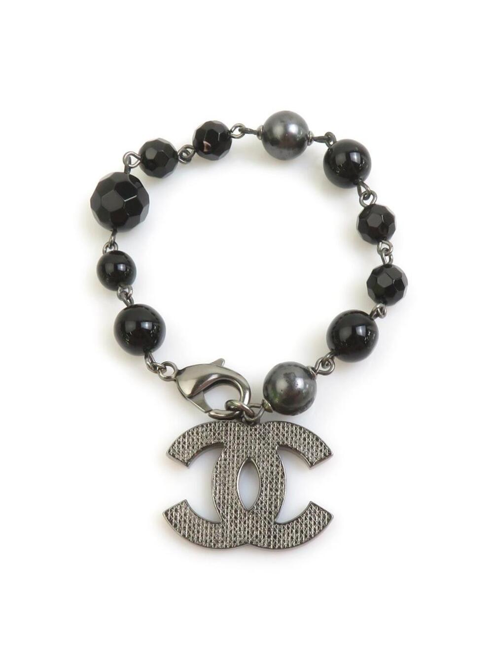 Auth Chanel Cc Logo Bracelet #339544C32B